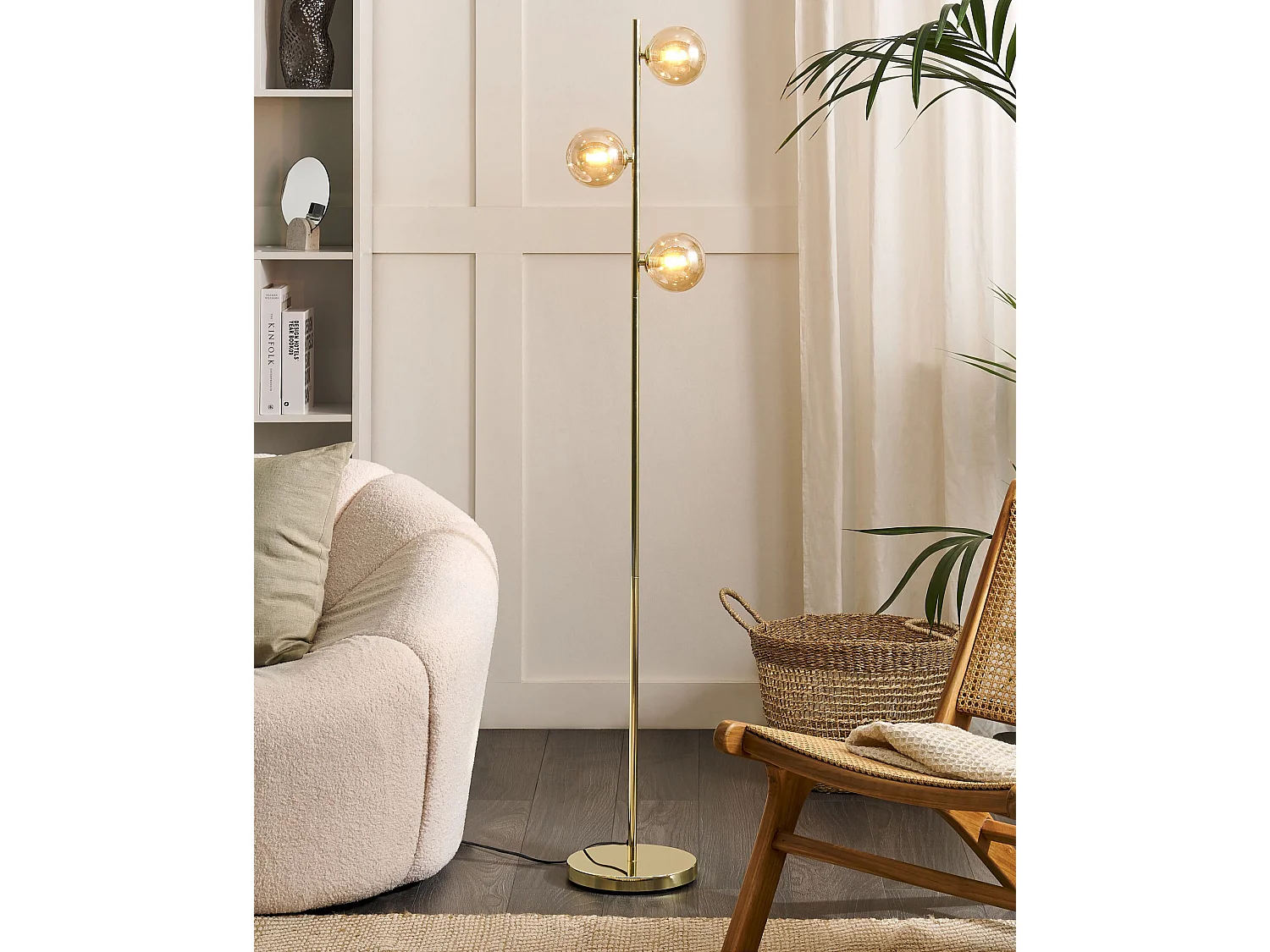 Lampadaire RAMIS Métal Doré