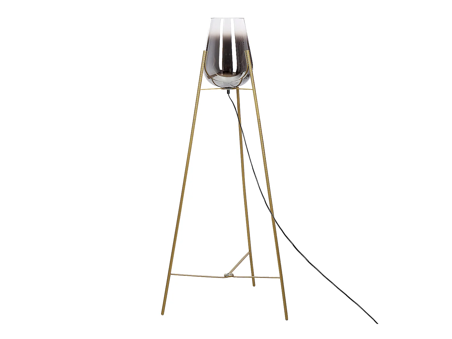 Lampadaire MENA Métal Doré