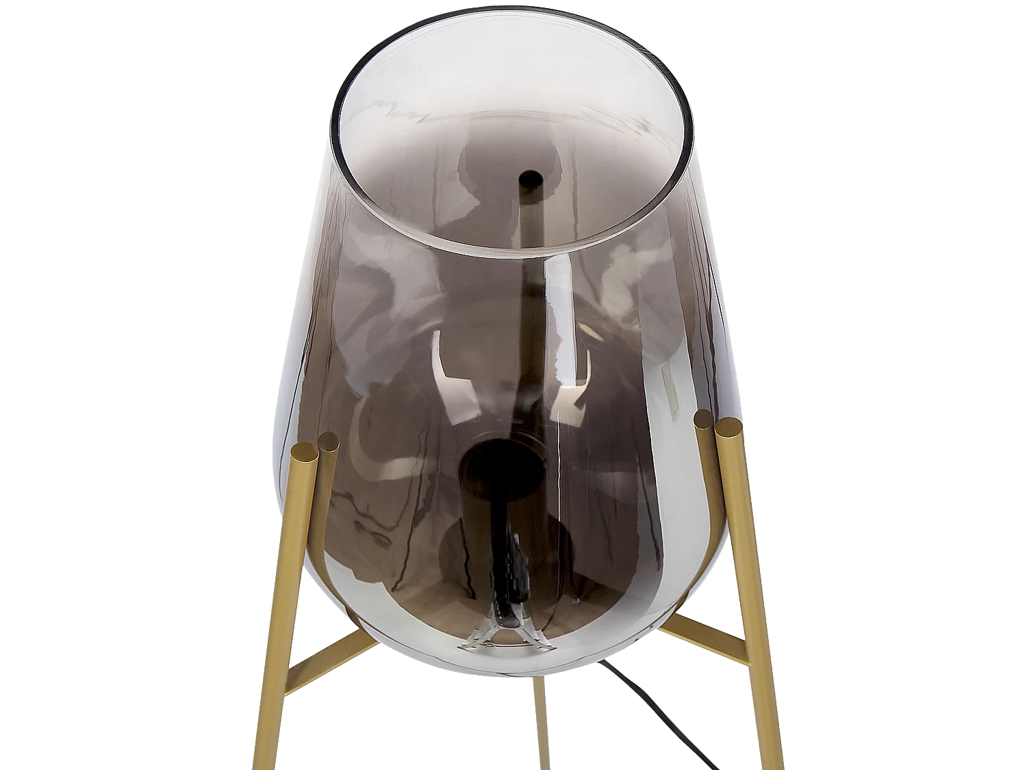 Lampadaire MENA Métal Doré