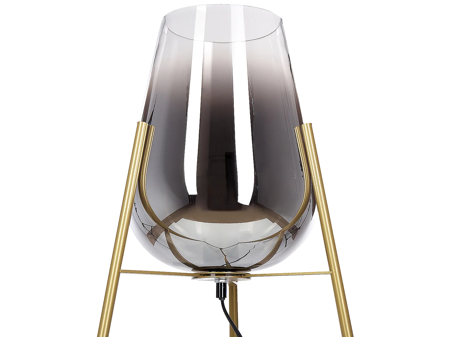 Lampadaire MENA Métal Doré