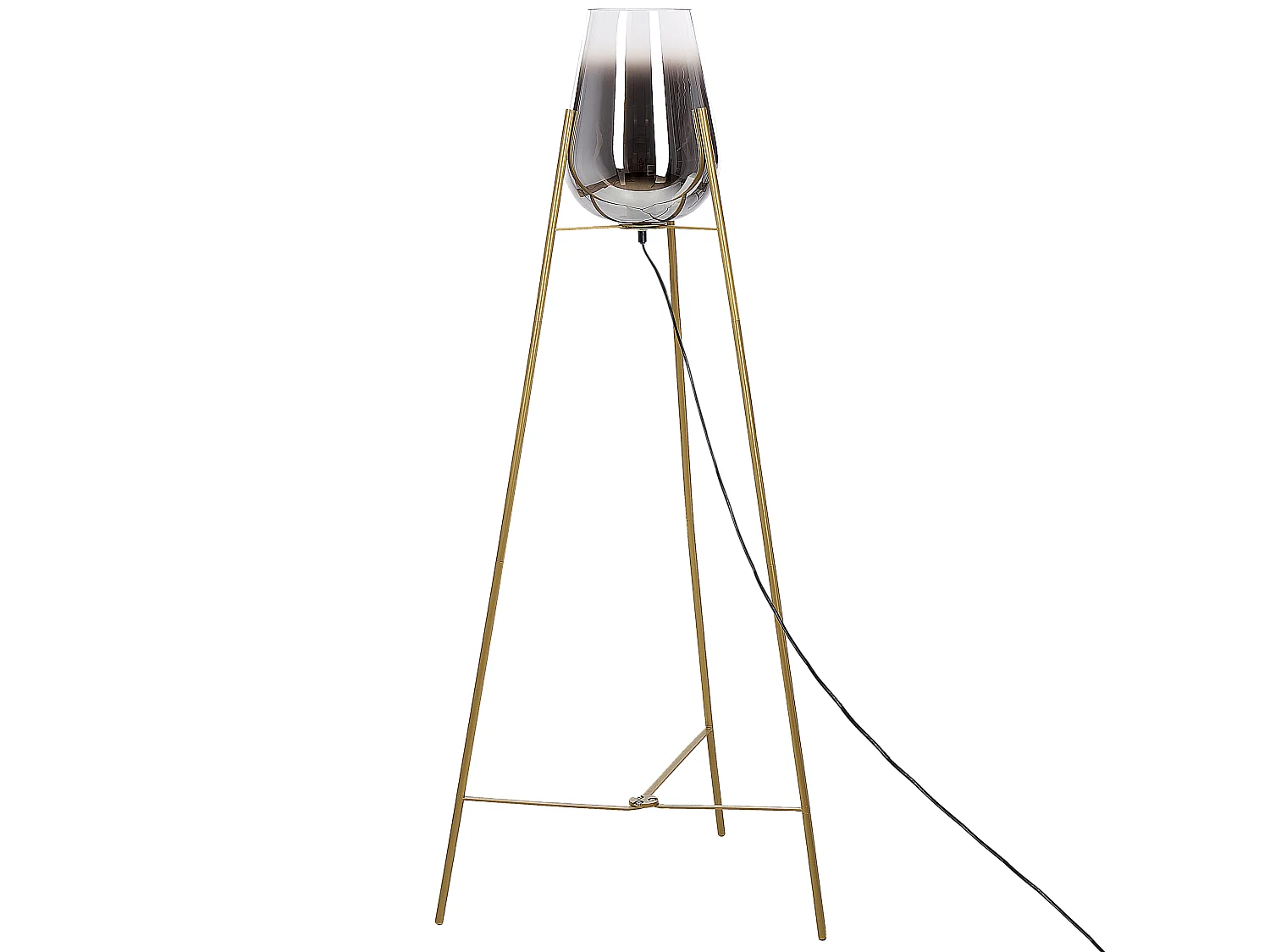 Lampadaire MENA Métal Doré