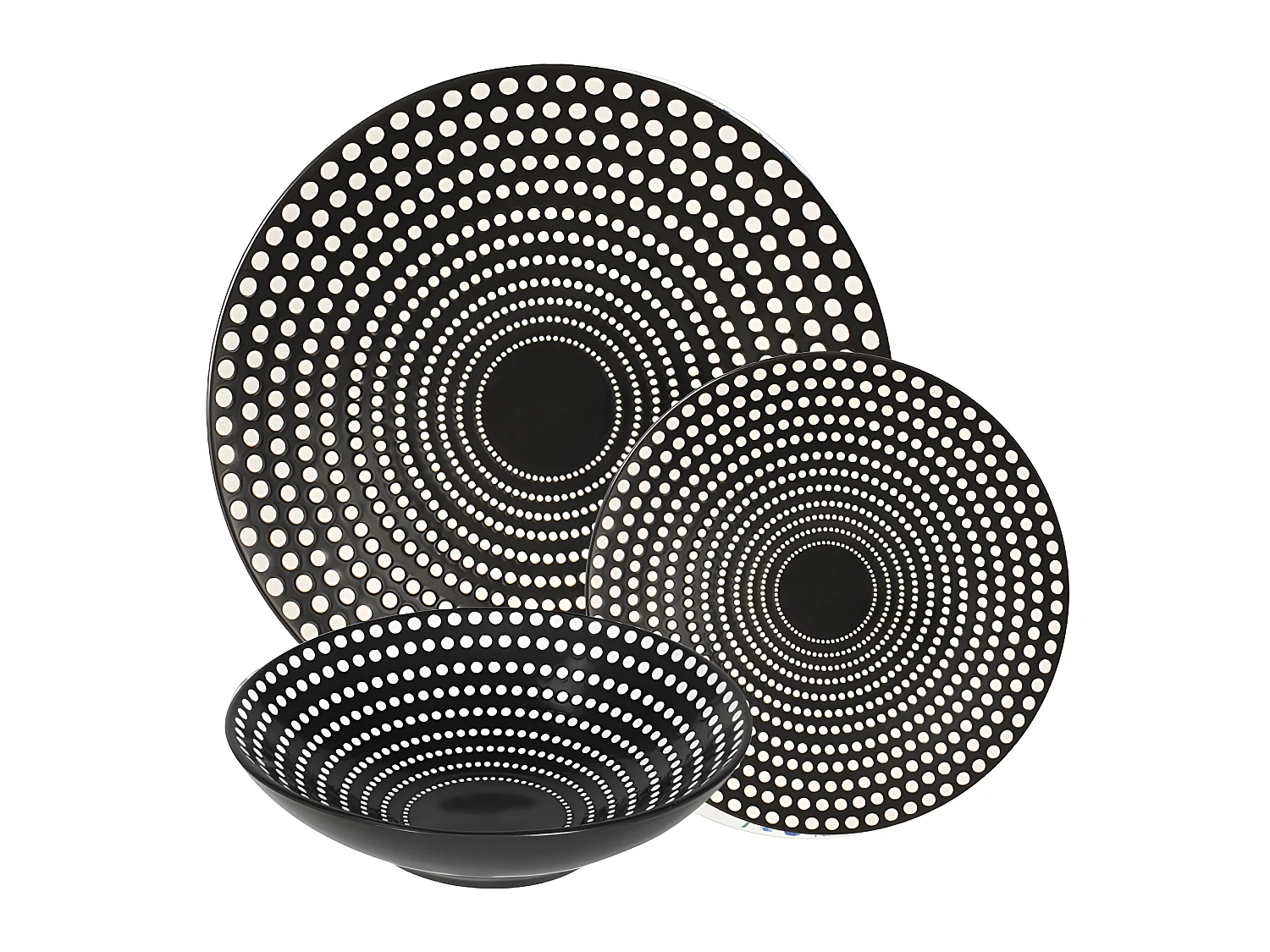 Service d'assiettes Galaxy 12 pièces