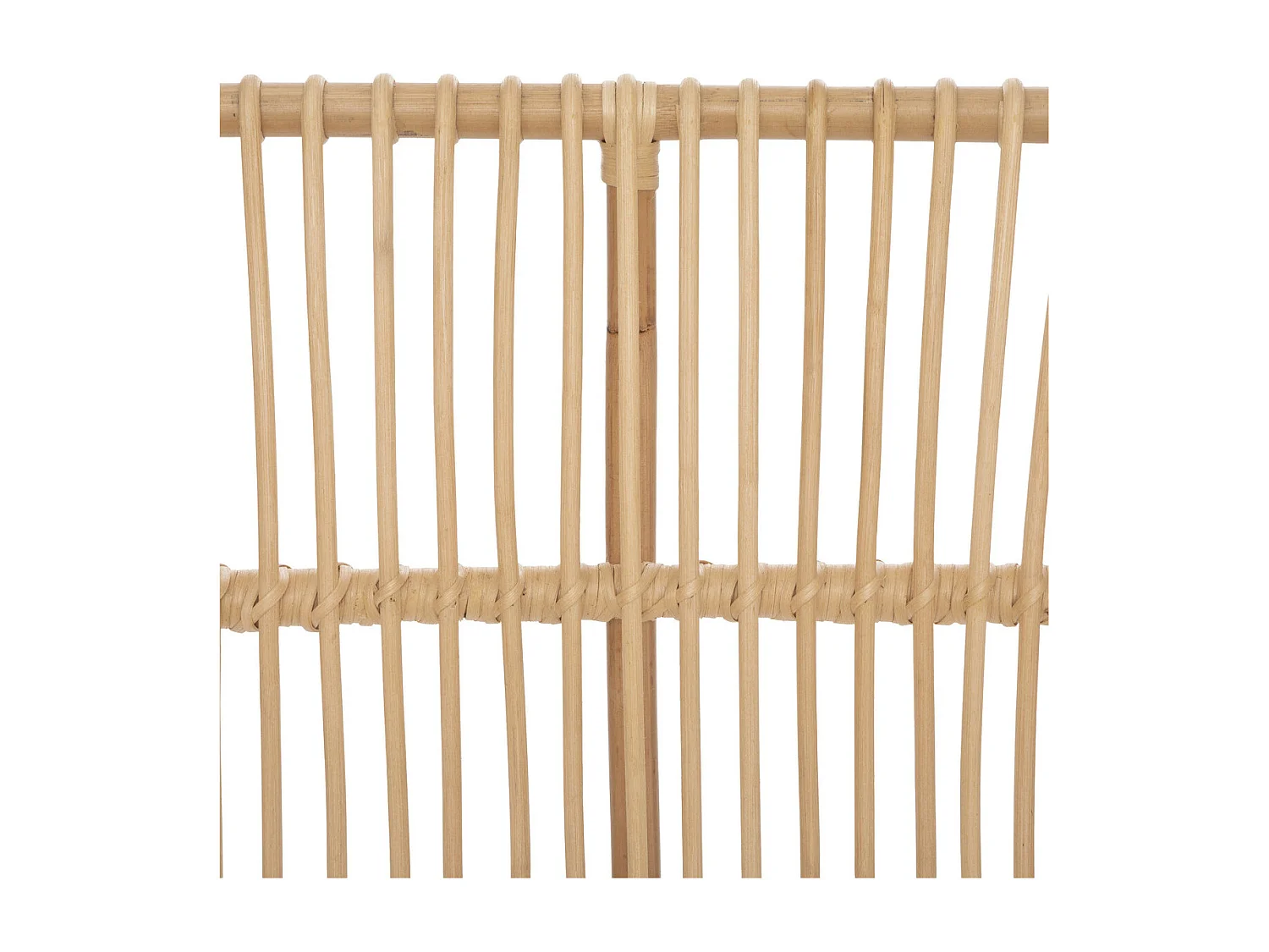 Banquette 2 places en Rotin  et Métal 120 x 85 cm