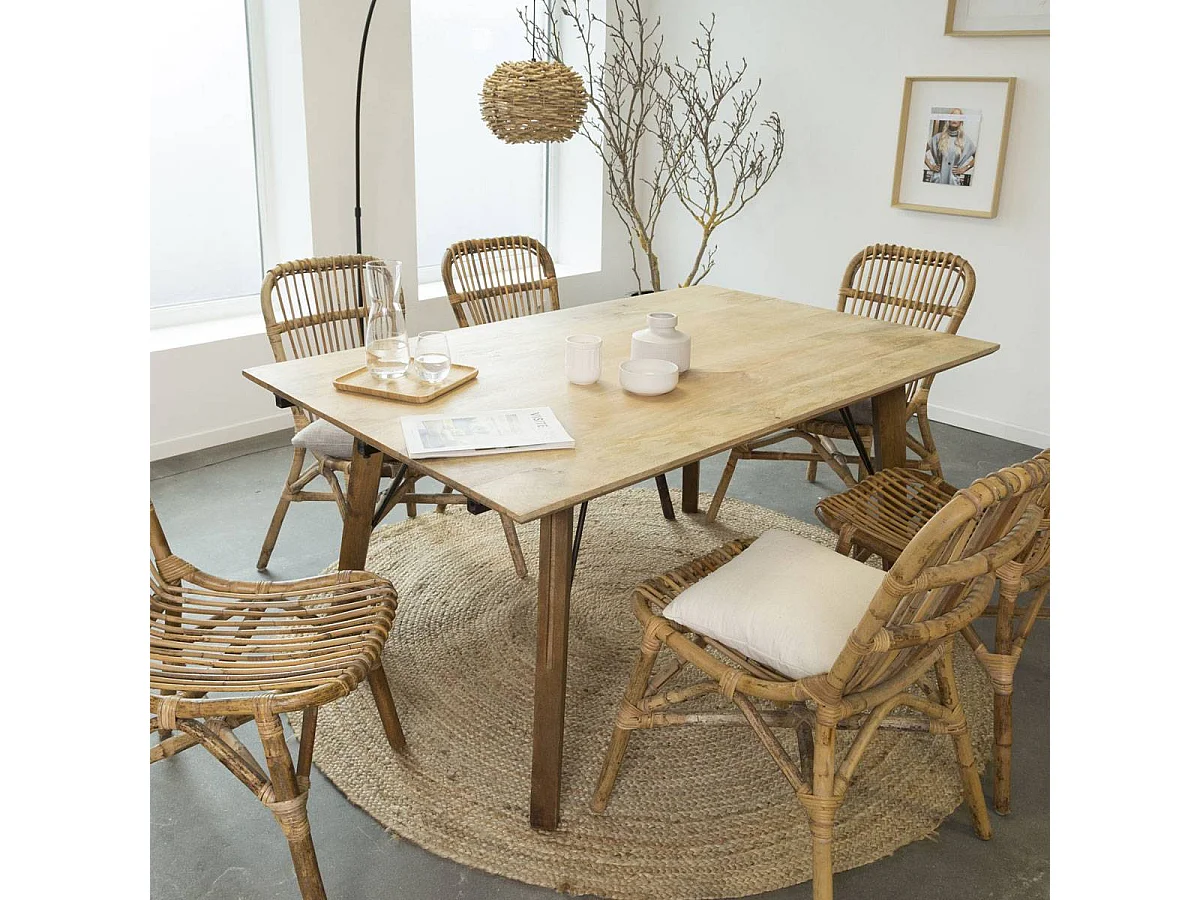 Table à manger en manguier Clarisse