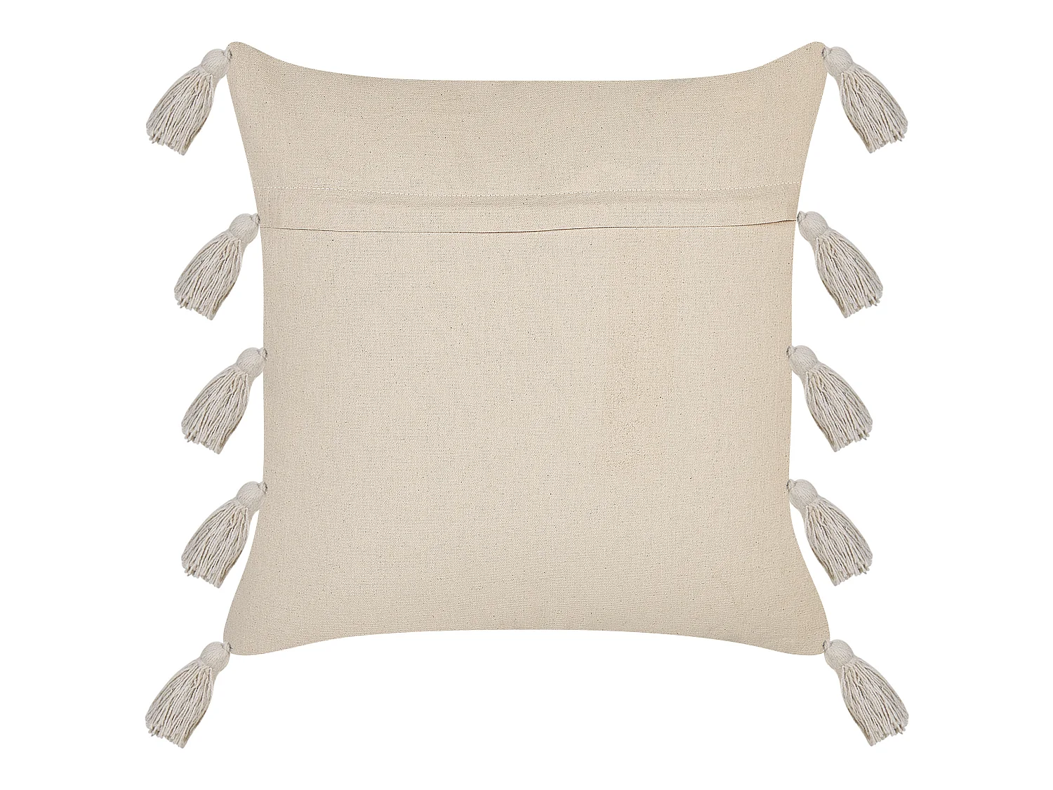 Conjunto de 2 cojines decorativos BOUVARDIA Algodón 45 x 45 cm Gris Patrón chevrón