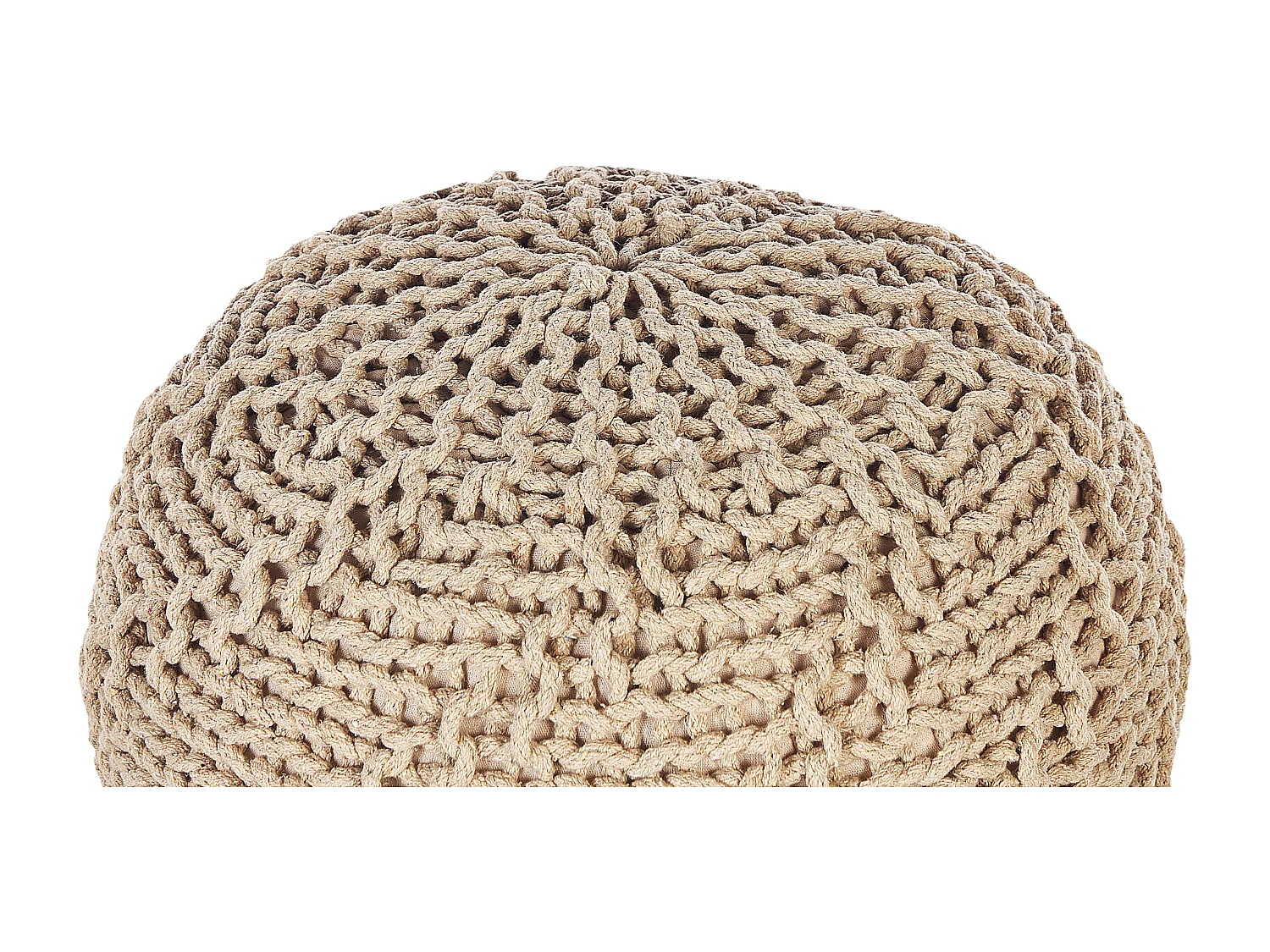 Pouf PRIENE Coton Beige