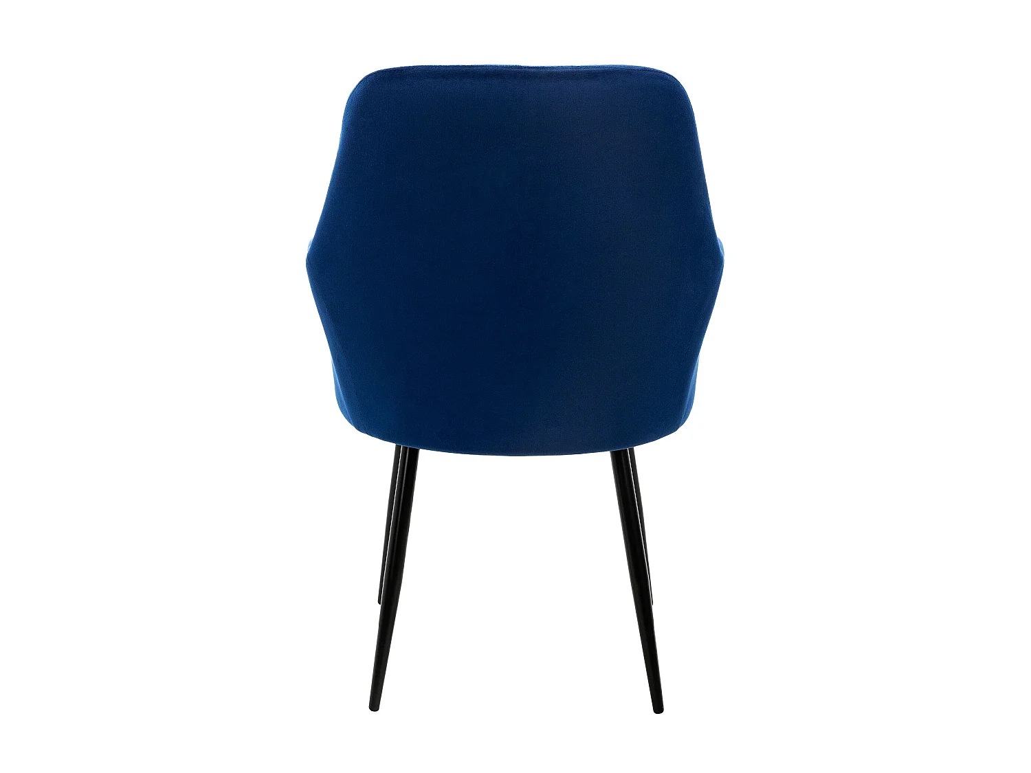 Juego de 2 Sillas de Comedor de Terciopelo Azul Oscuro Diseño Retro ML-DESIGN