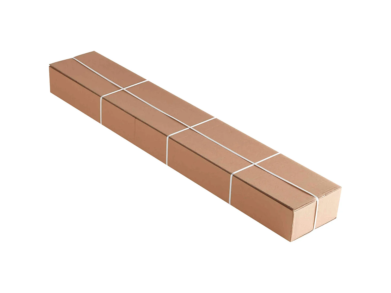 Sommier en kit déco bleu jean à lattes Merinos 160x200