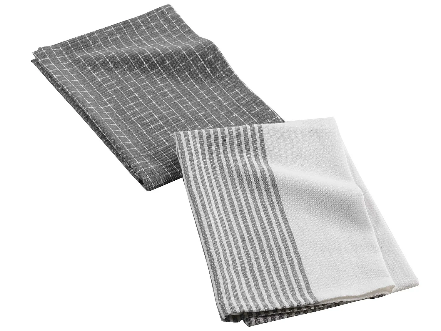 2 Serviettes torchons loft urbain gris