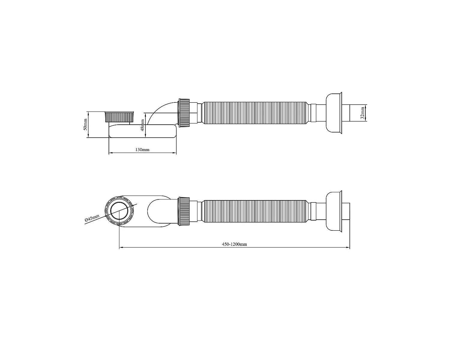Freistehende Badewanne VERONA 170 cm