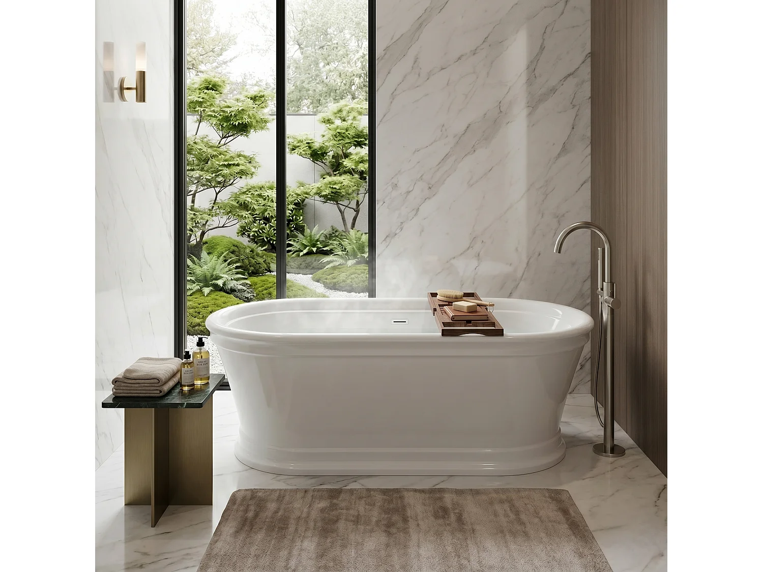 Freistehende Badewanne VERONA 170 cm