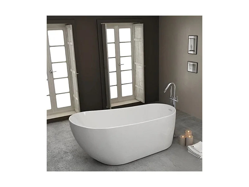 Bañera exenta acrílico DALIA BLANCA | SANYCCES  180 cm