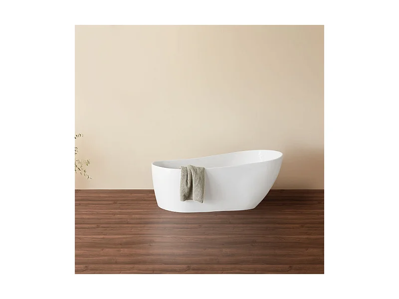 Bañera exenta acrílico DALIA BLANCA | SANYCCES  180 cm