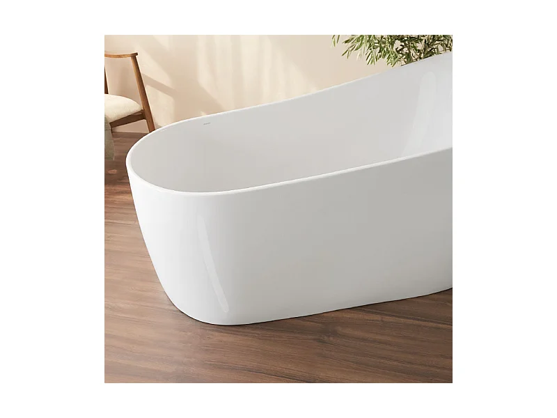 Bañera exenta acrílico DALIA BLANCA | SANYCCES  180 cm