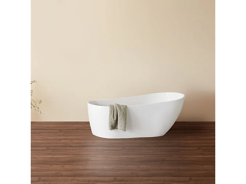 Bañera exenta acrílico DALIA BLANCA | SANYCCES  180 cm