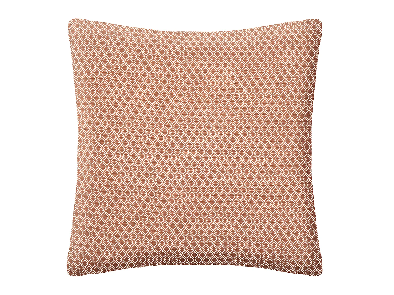 Coussin décoratif déhoussable en Coton Terracotta Otto 38 x 38 cm