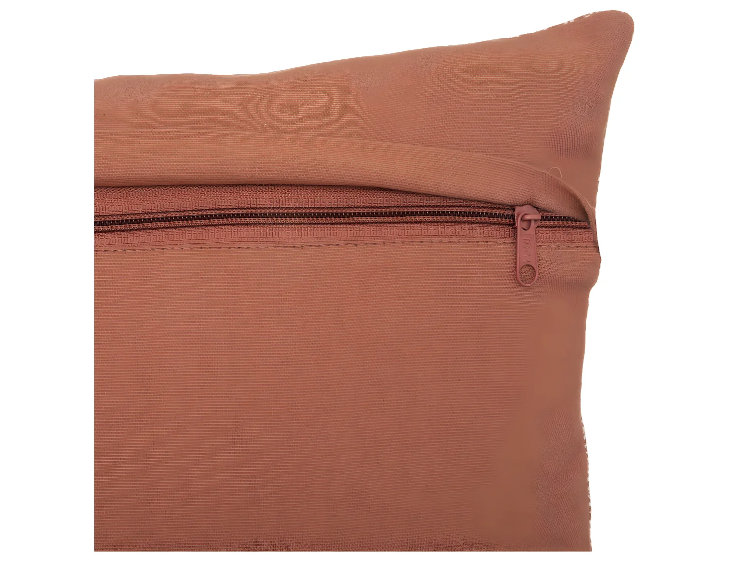 Coussin décoratif déhoussable en Coton Terracotta Otto 38 x 38 cm