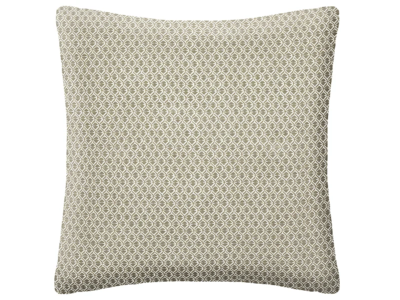 Coussin décoratif déhoussable en Coton Vert Kaki Otto 38 x 38 cm