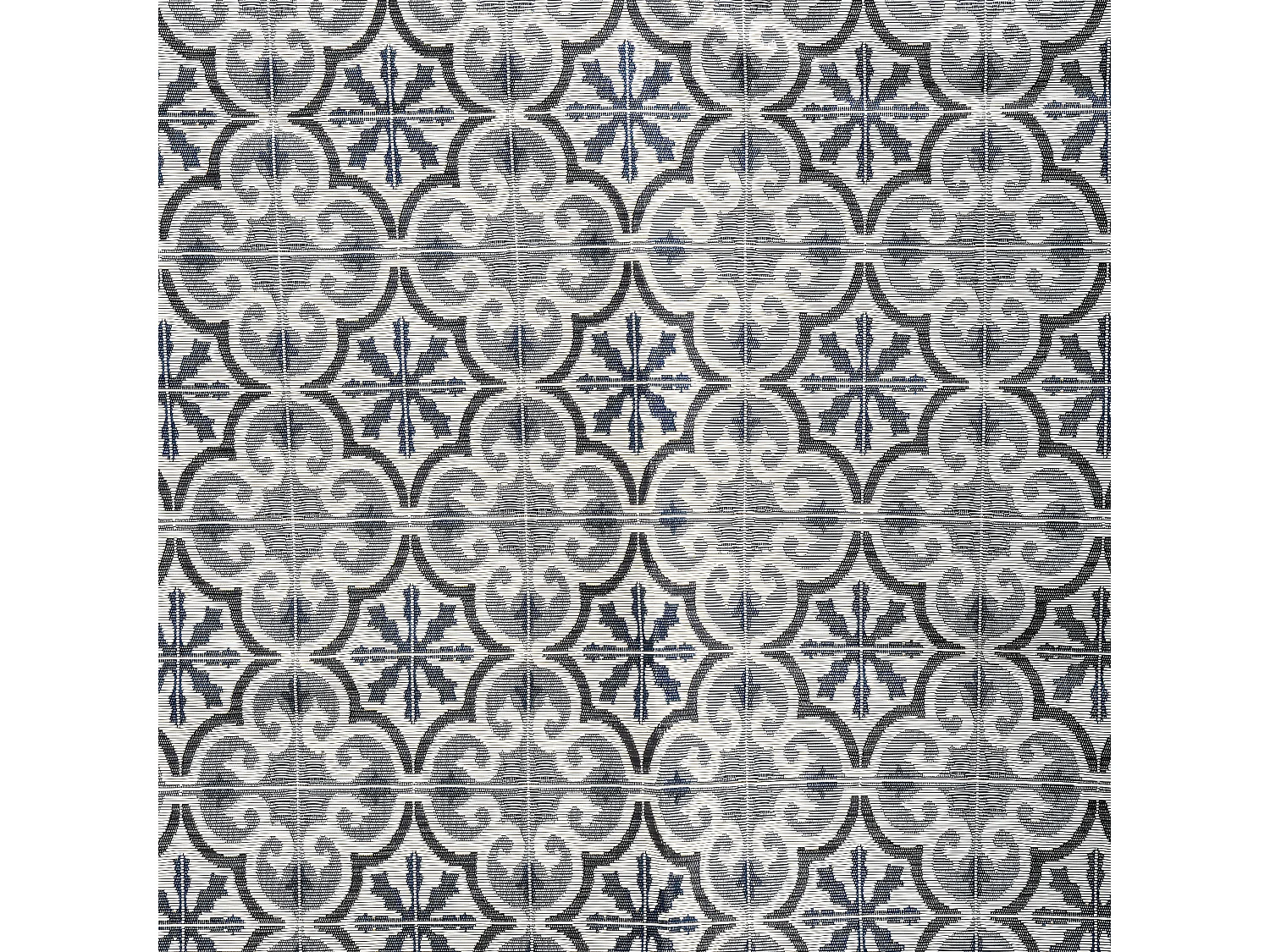 Tapis décoratif pour extérieur ou intérieur en polypropylène 155 x 230 cm