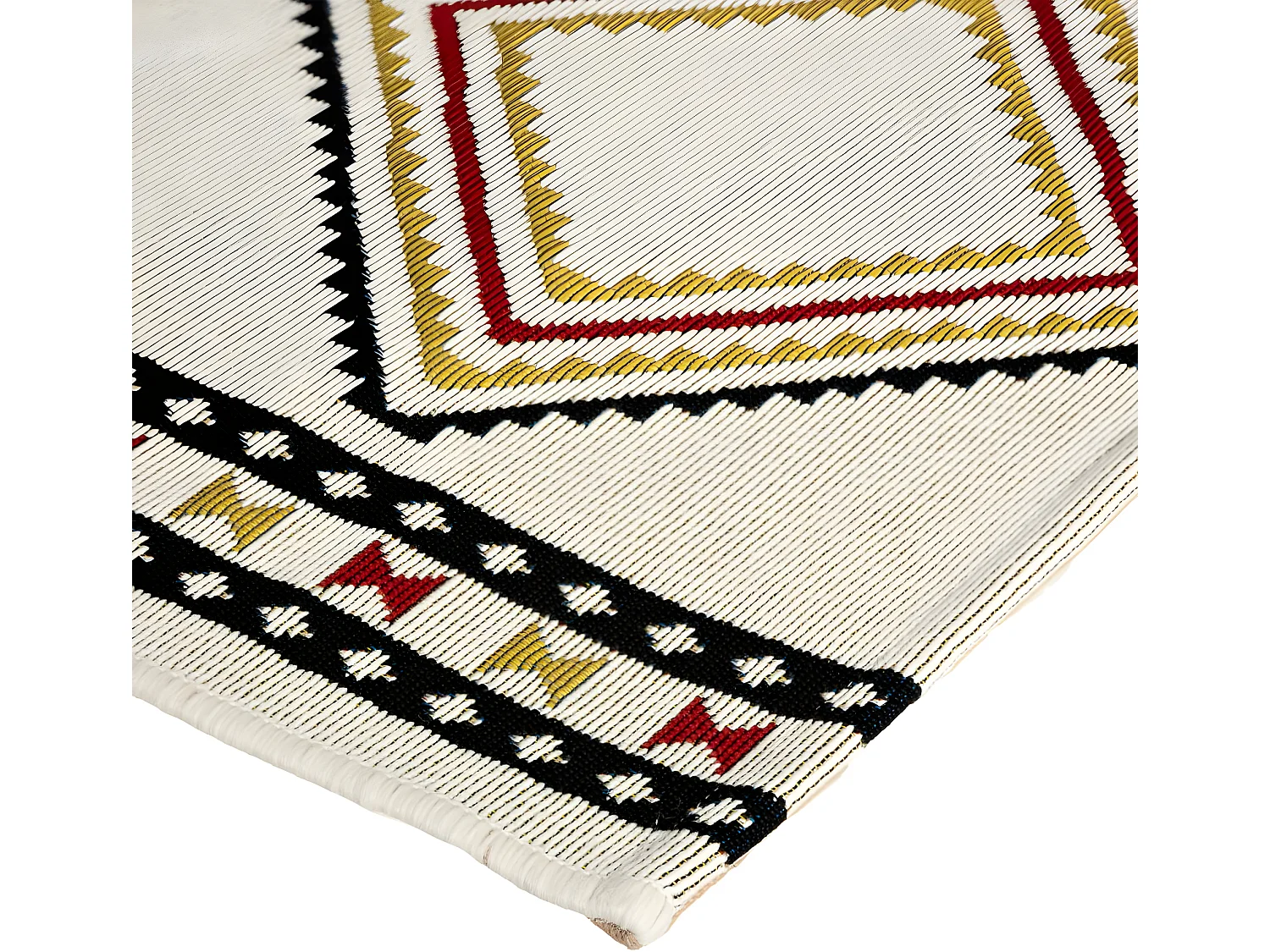 Tapis décoratif pour extérieur ou intérieur en polypropylène 155 x 230 cm