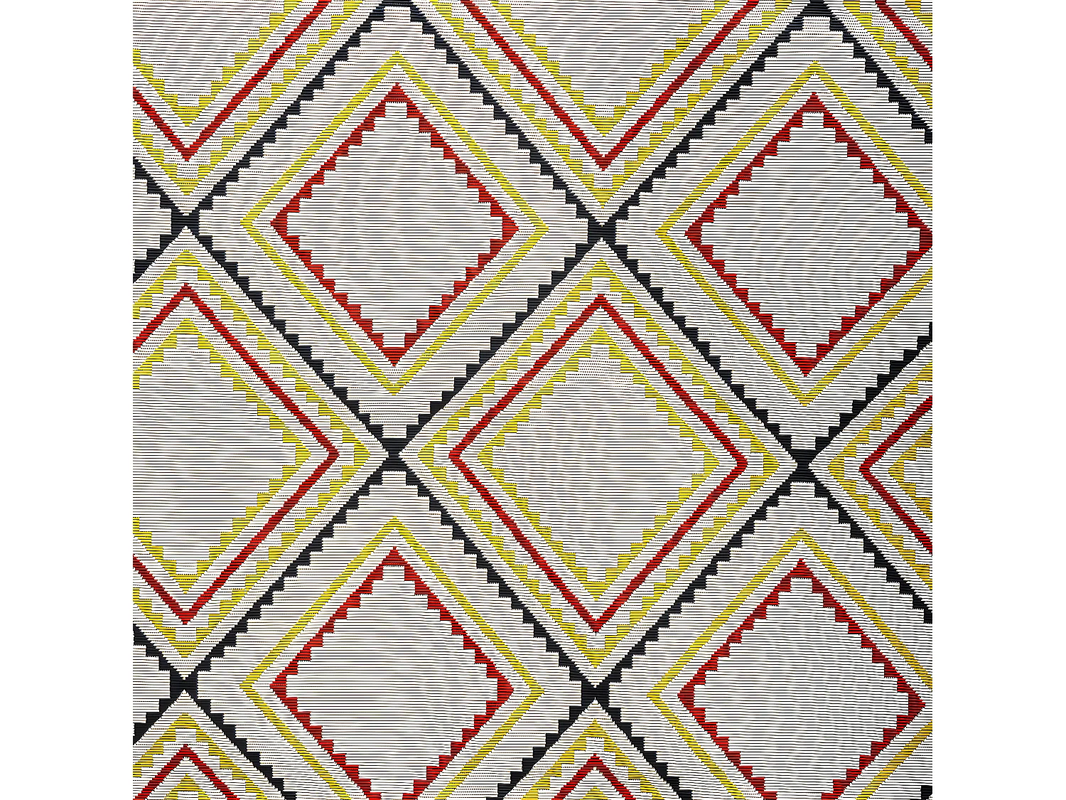 Tapis décoratif pour extérieur ou intérieur en polypropylène 155 x 230 cm