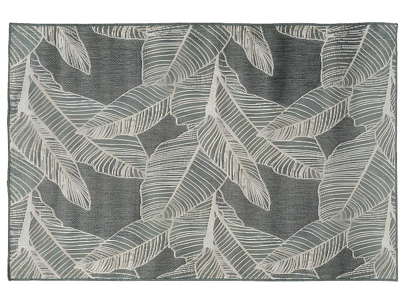 Tapis décoratif Vert pour extérieur ou intérieur en polypropylène 120 x 160 cm