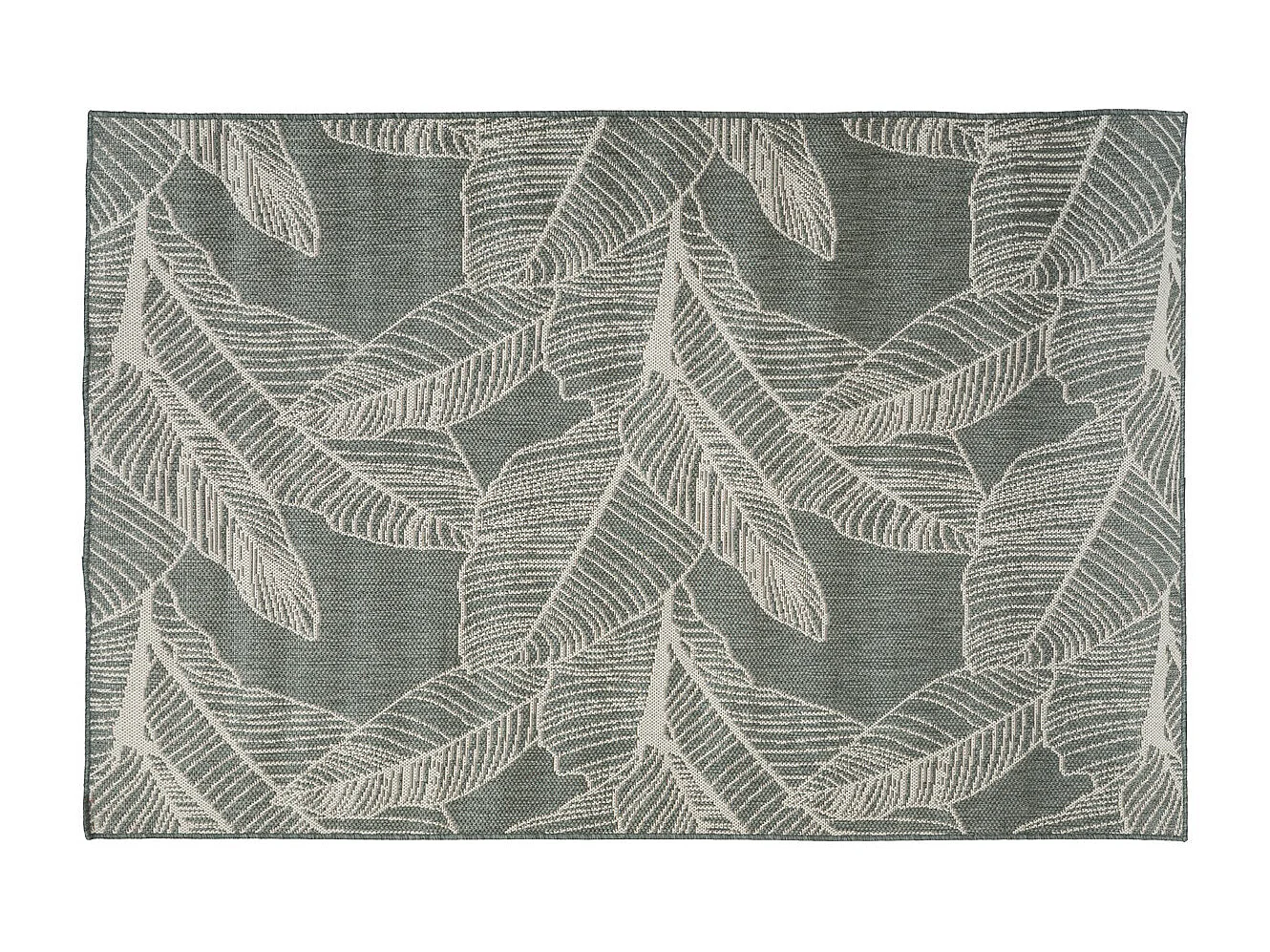 Tapis décoratif Vert pour extérieur ou intérieur en polypropylène 120 x 160 cm