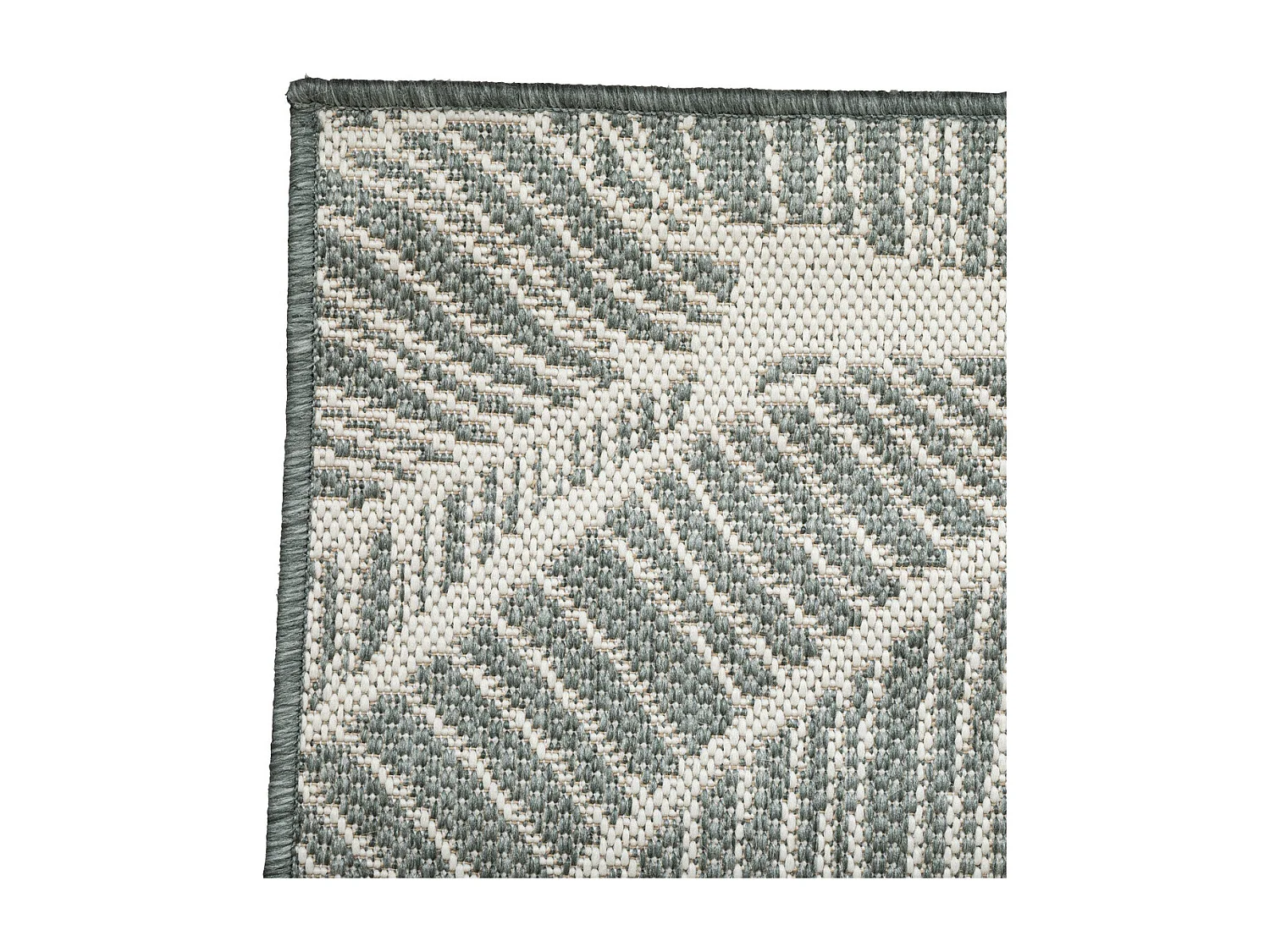 Tapis décoratif Vert pour extérieur ou intérieur en polypropylène 120 x 160 cm