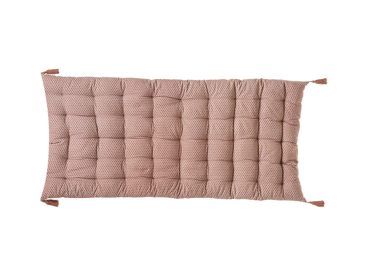 Matelas de Sol Terracotta avec Pompons 60 x 120 cm