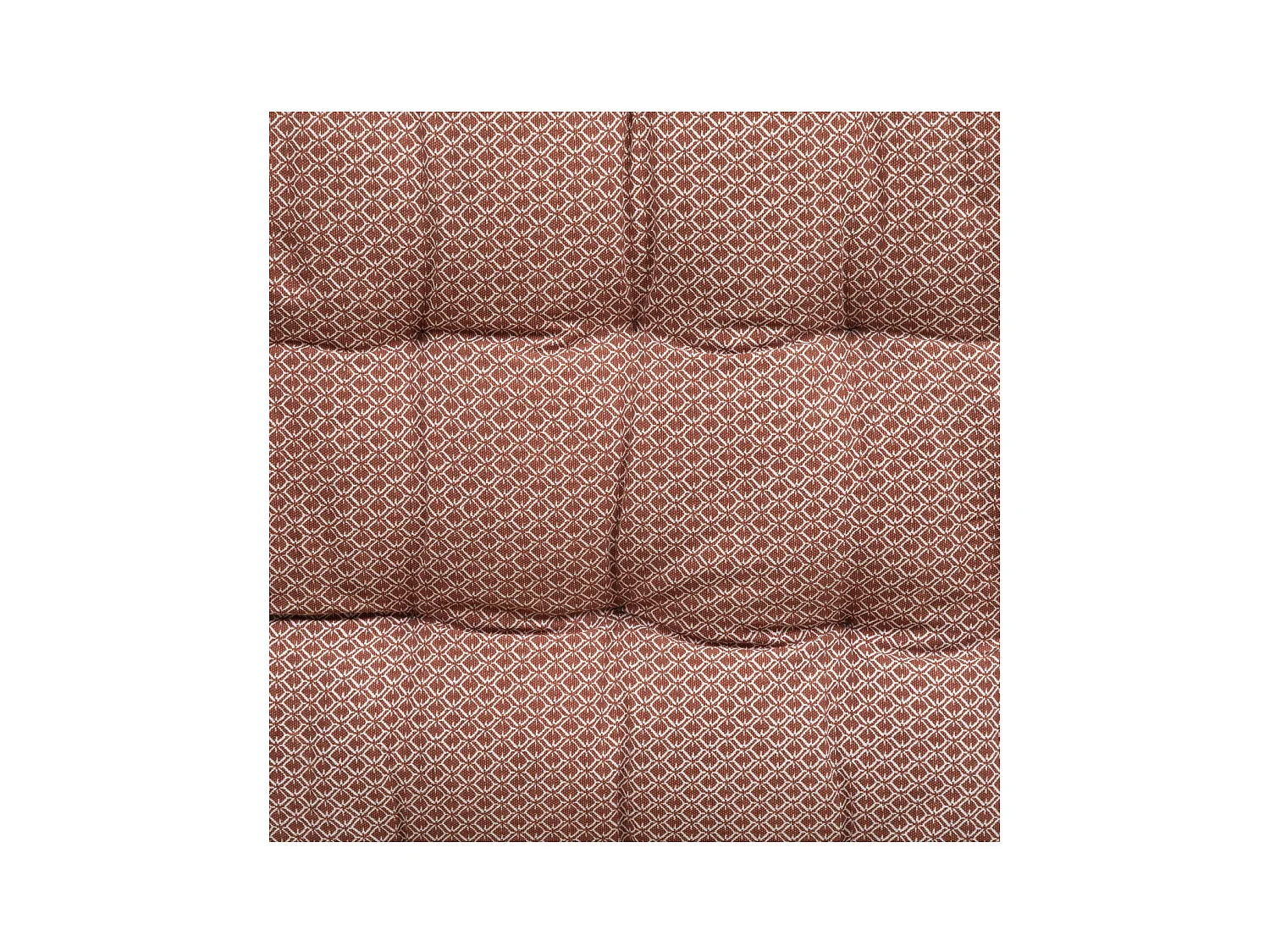 Matelas de Sol Terracotta avec Pompons 60 x 120 cm