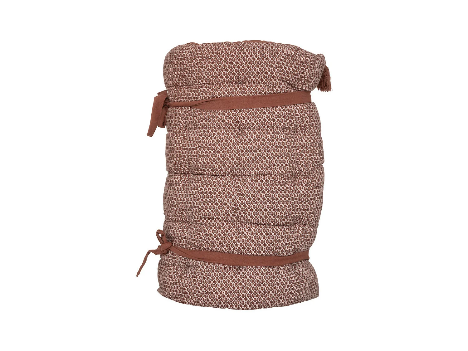 Matelas de Sol Terracotta avec Pompons 60 x 120 cm