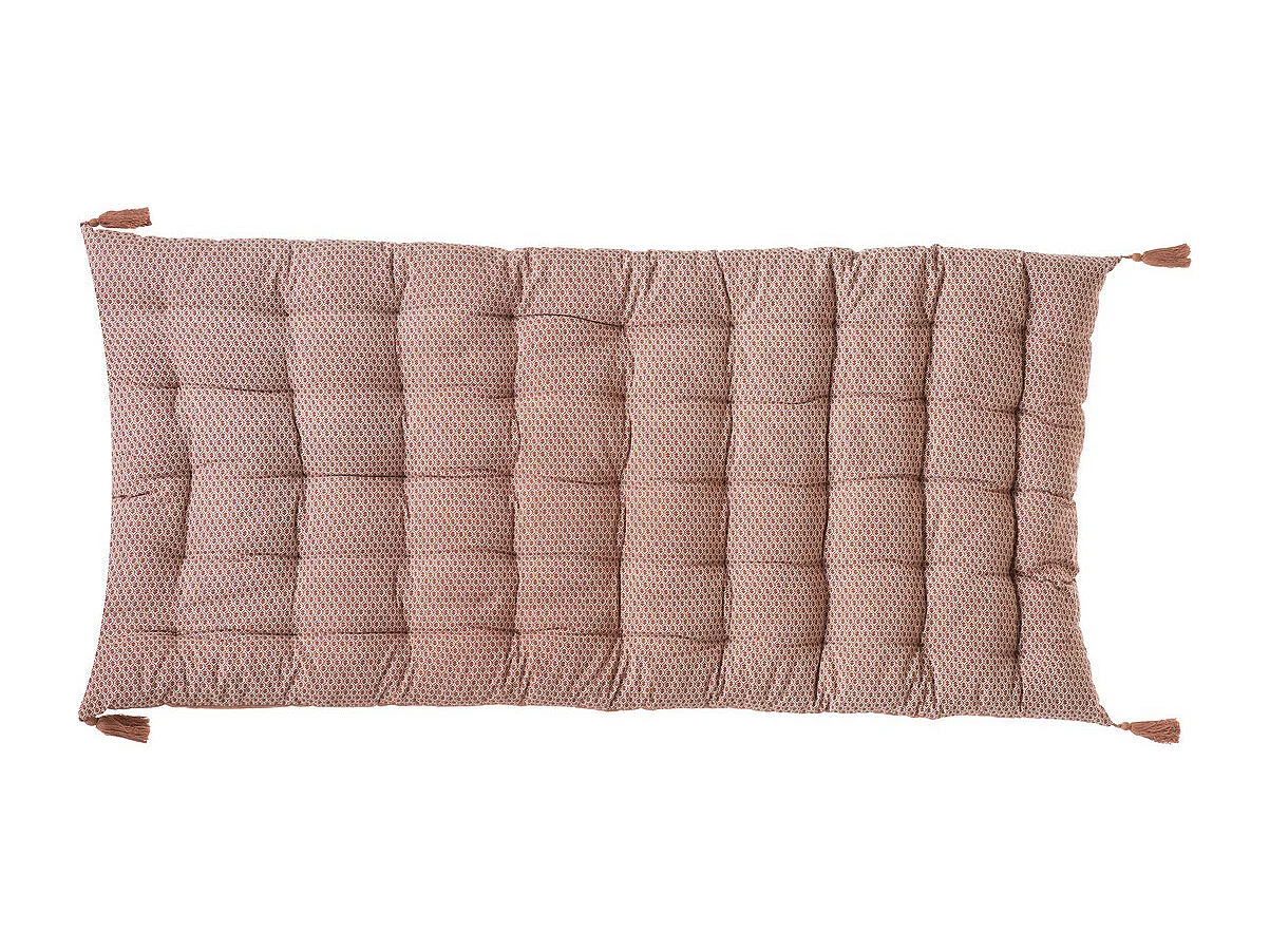 Matelas de Sol Terracotta avec Pompons 60 x 120 cm