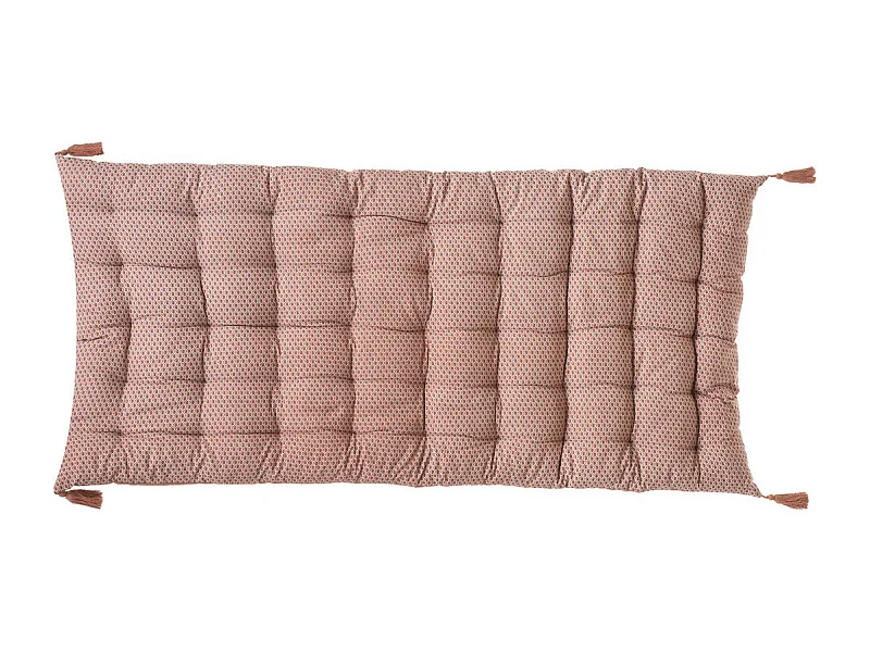 Matelas de Sol Terracotta avec Pompons 60 x 120 cm