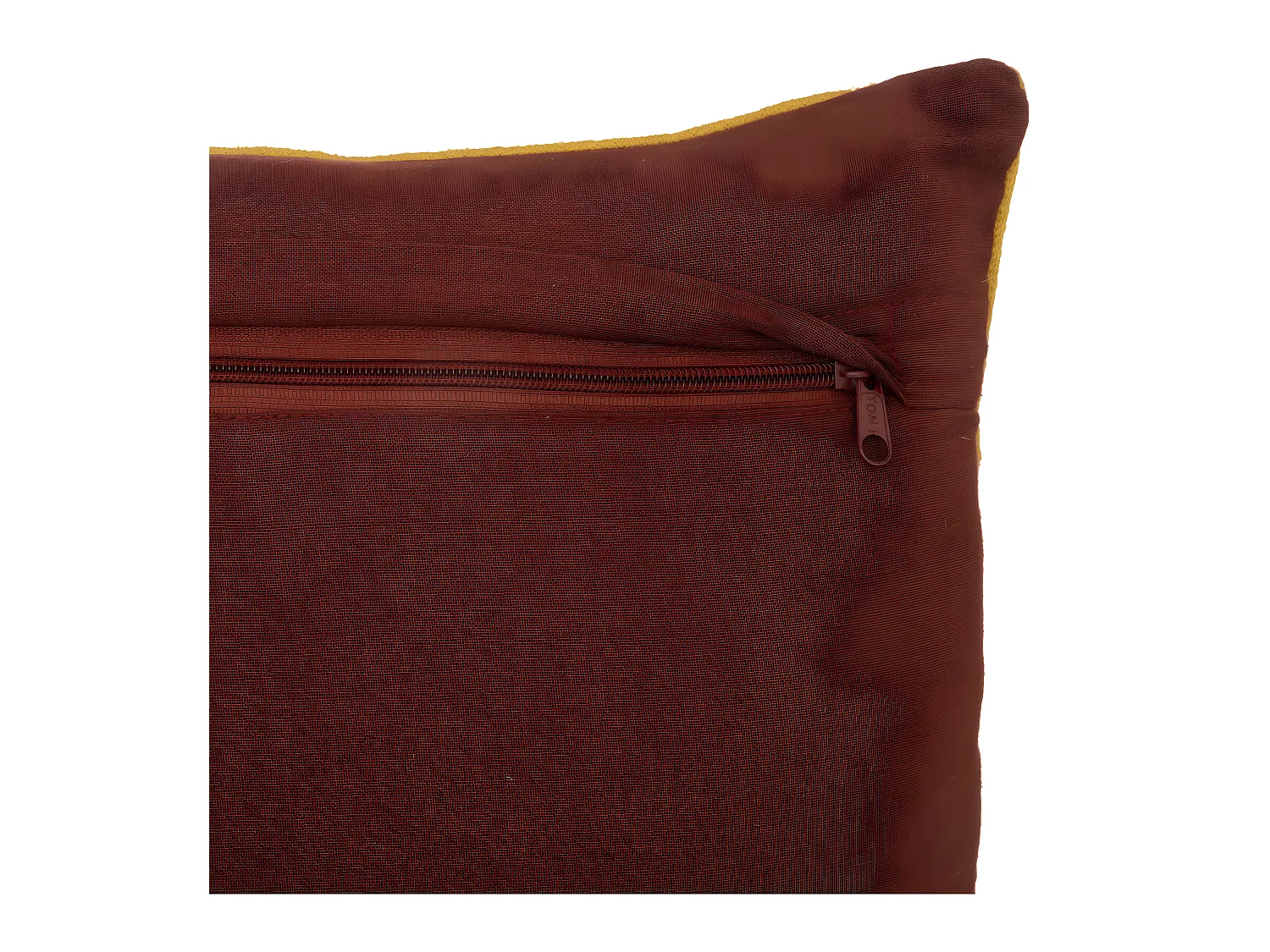 Coussin décoratif déhoussable en coton motifs brodés Multicolore 45 x 45 cm