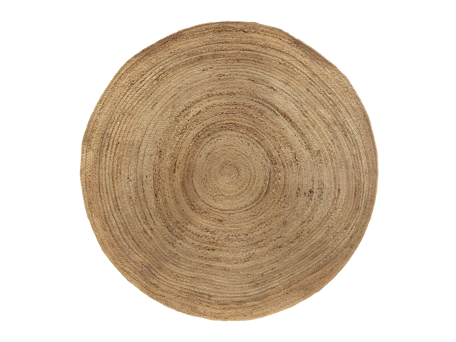 Tapis décoratif en Jute Beige Naturel D 160 cm