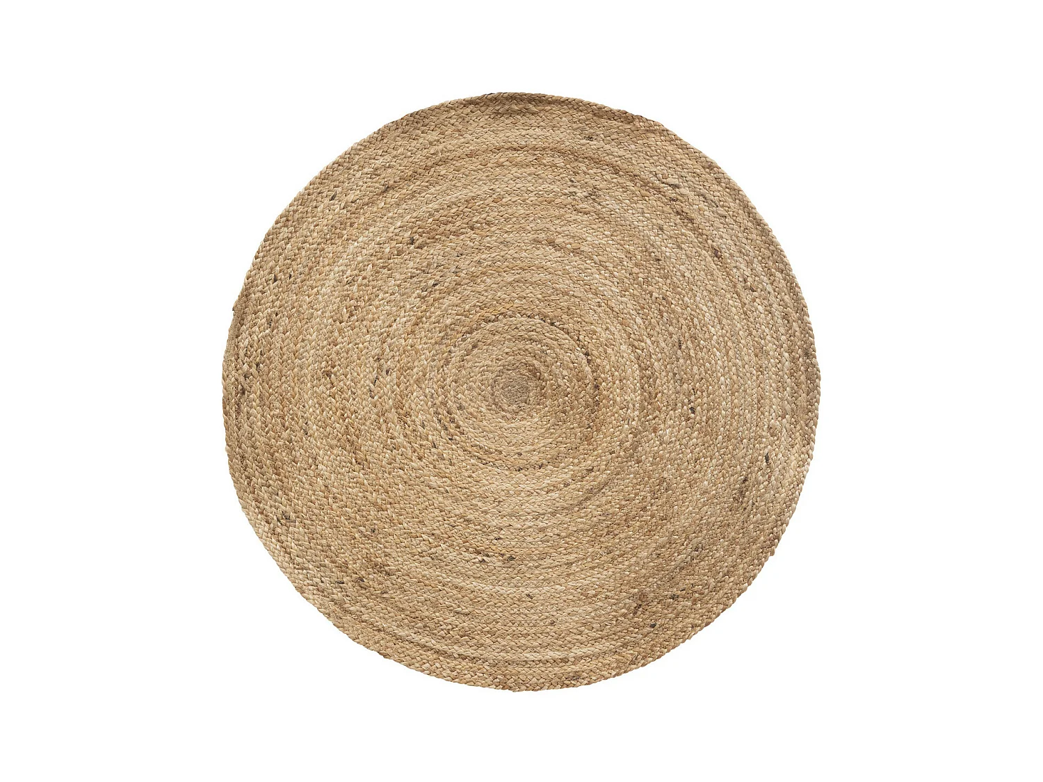 Tapis décoratif en Jute Beige Naturel D 80 cm