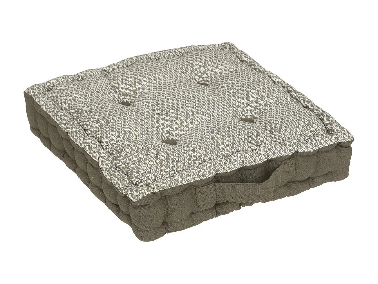 Cojín de suelo de estilo geométrico