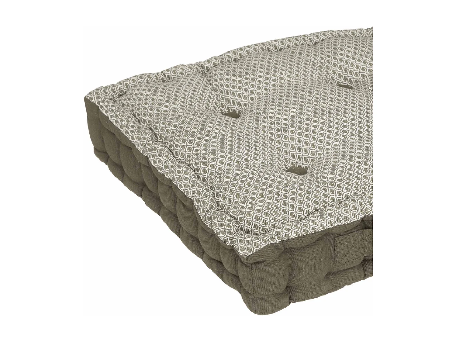 Cojín de suelo de estilo geométrico