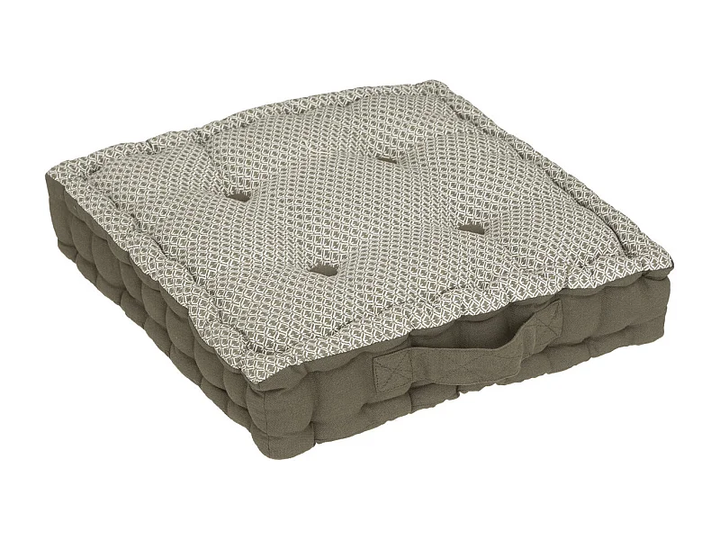 Cojín de suelo de estilo geométrico