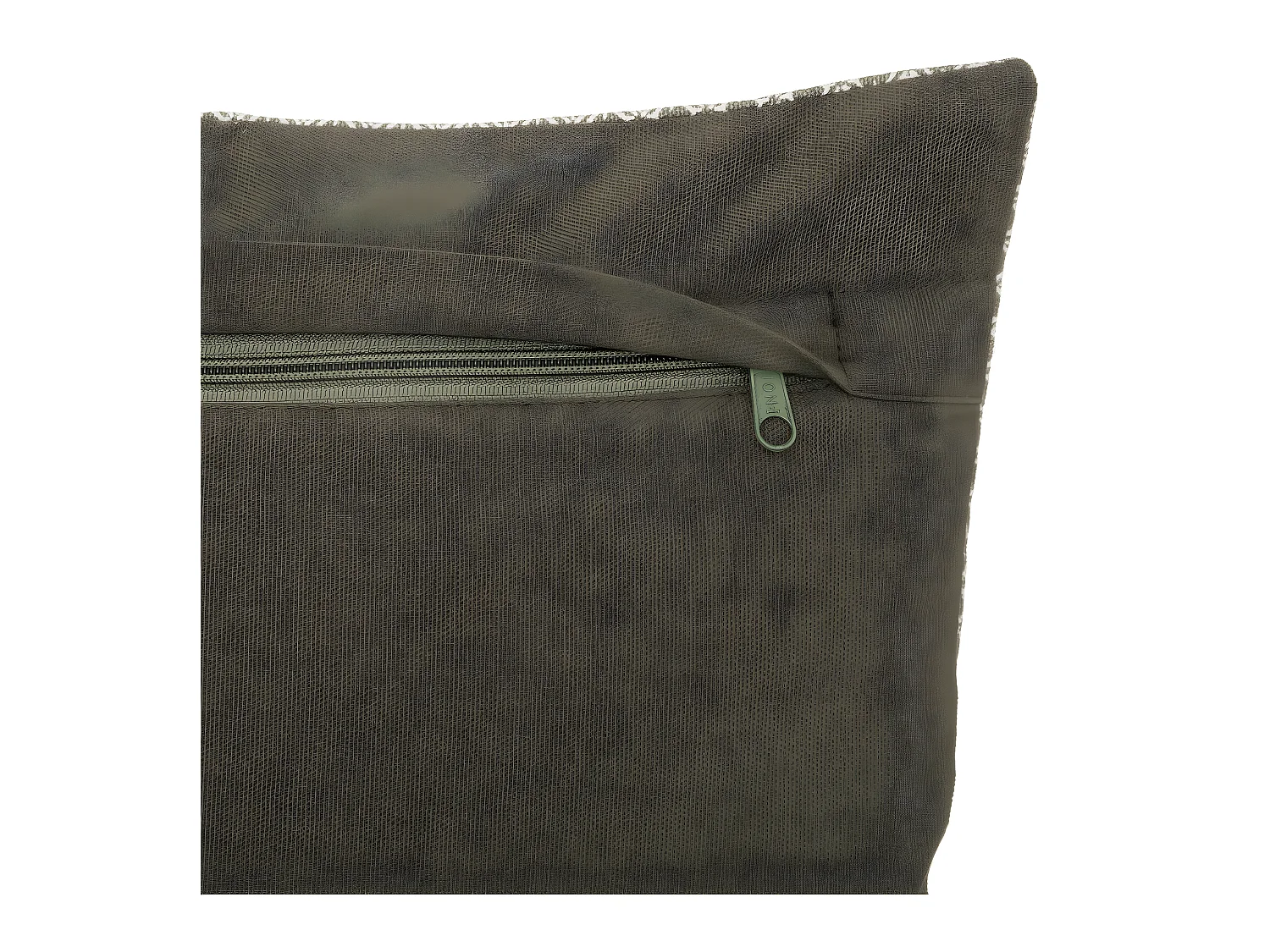 Coussin décoratif déhoussable en Coton Vert Kaki  Otto 30 x 50 cm