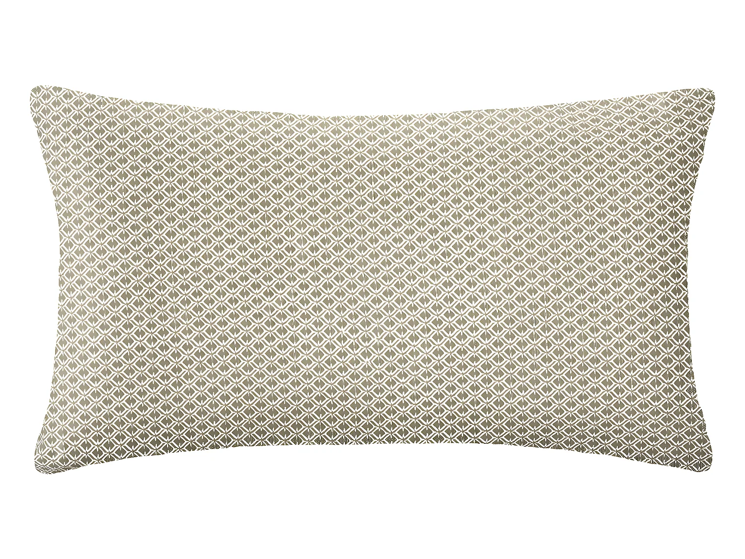 Coussin décoratif déhoussable en Coton Vert Kaki  Otto 30 x 50 cm