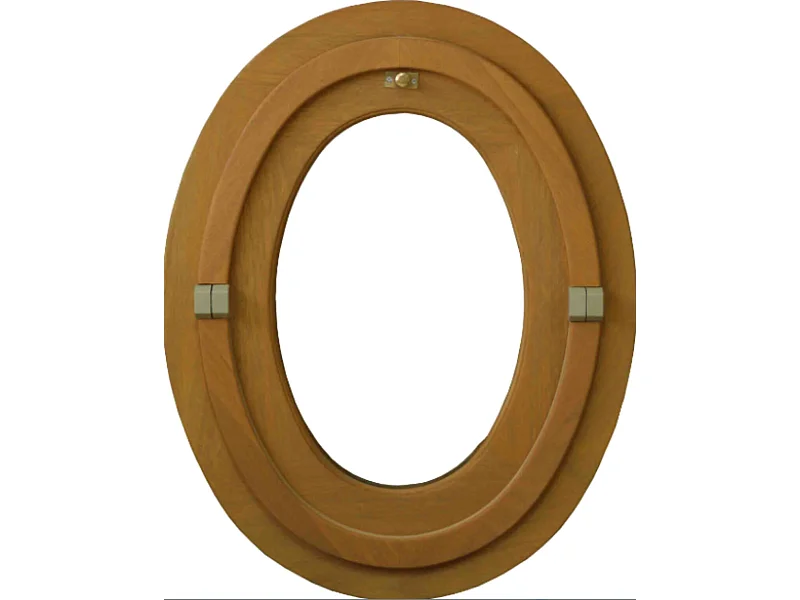 Oeil de boeuf ovale 90x60cm bois