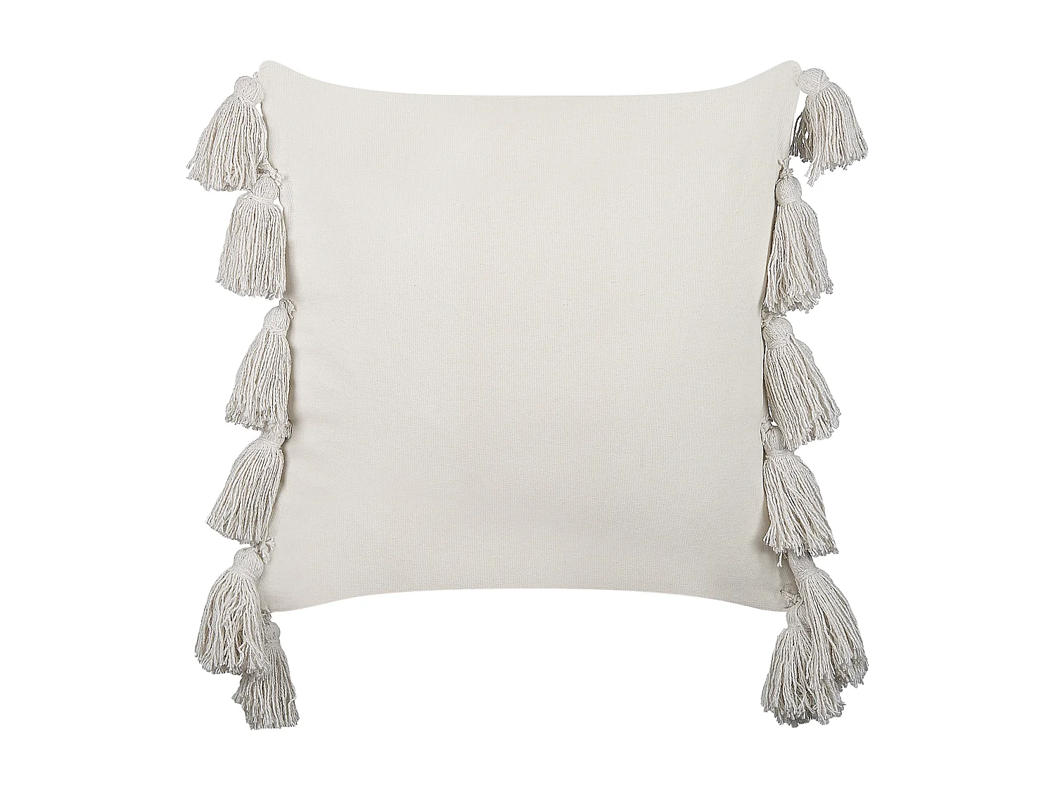 Conjunto de 2 cojines decorativos ROCHEA Algodón 45 x 45 cm Negro A rayas