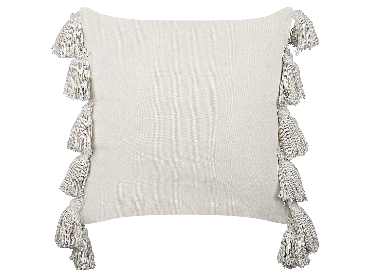 Conjunto de 2 almofadas decorativas ROCHEA Algodão 45 x 45 cm Preto Às riscas