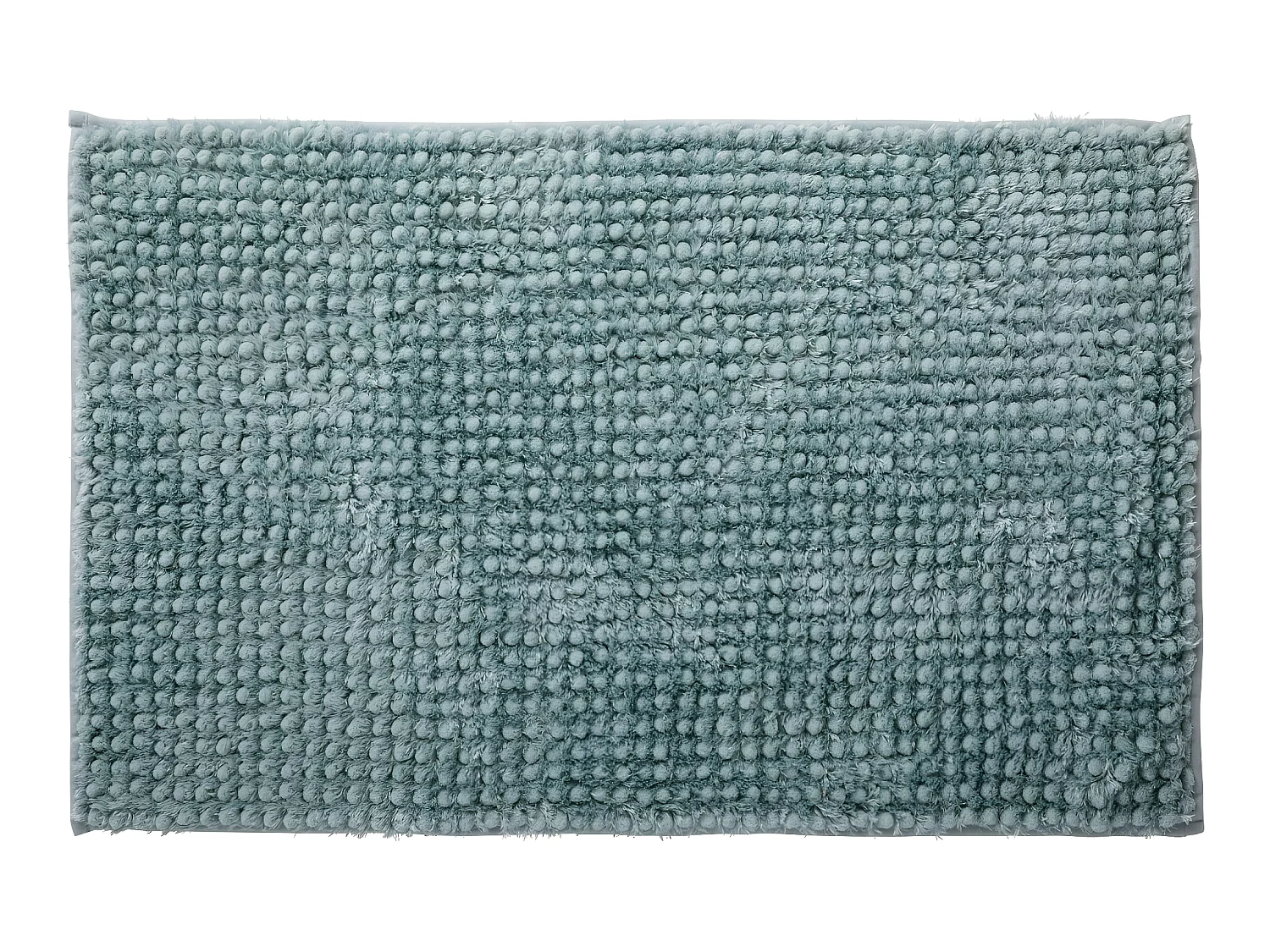 Tapis de bain en polyester uni topaze 50x80cm