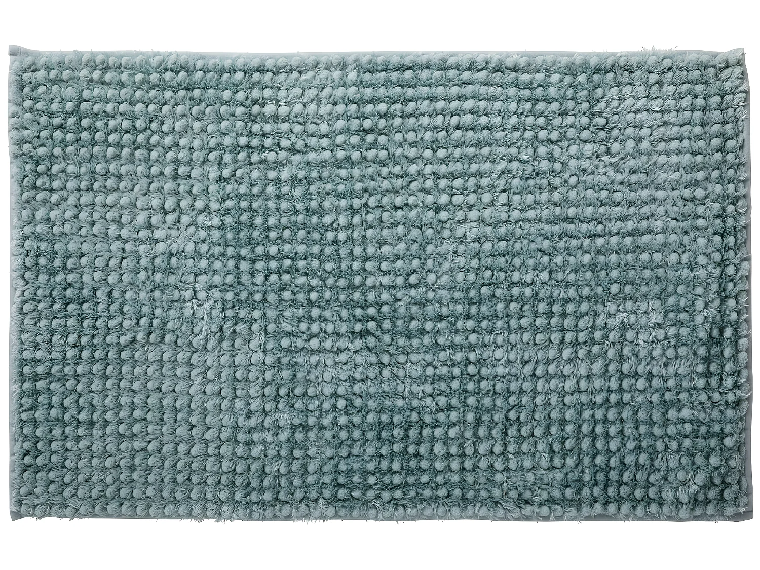 Tapis de bain en polyester uni topaze 50x80cm