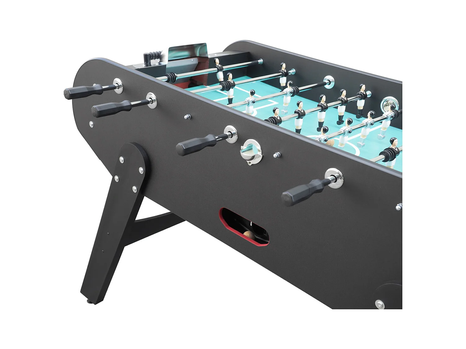 Futbolín de madera negro FLAMENGO