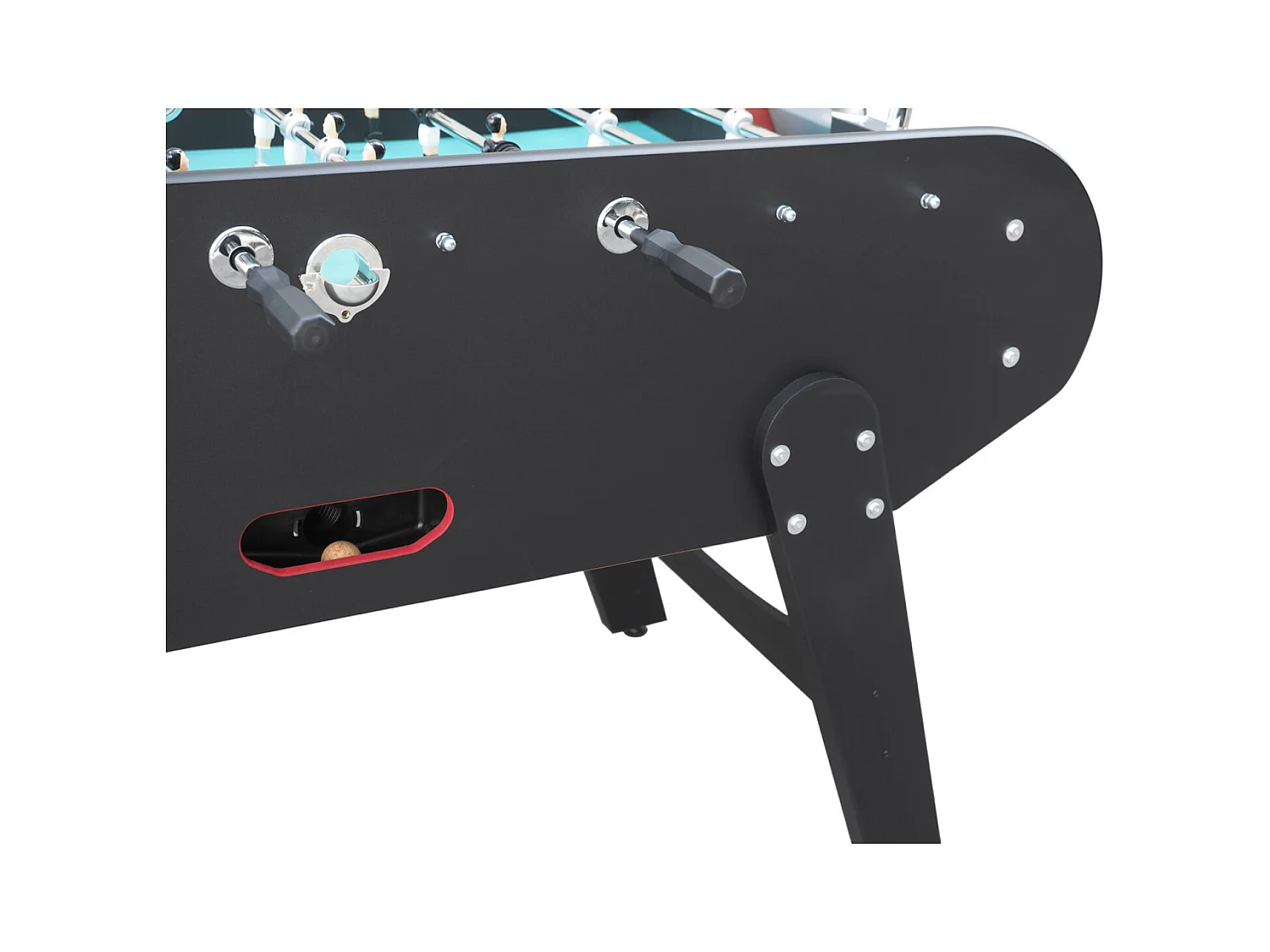 Futbolín de madera negro FLAMENGO