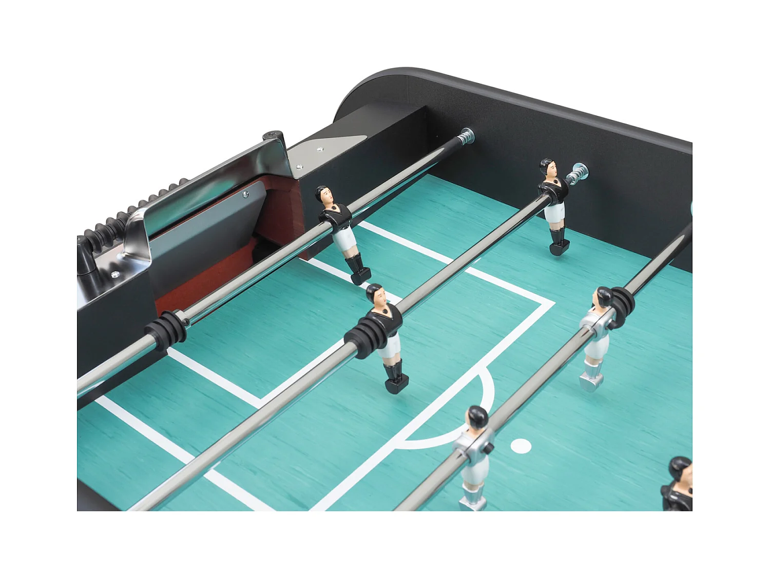 Futbolín de madera negro FLAMENGO