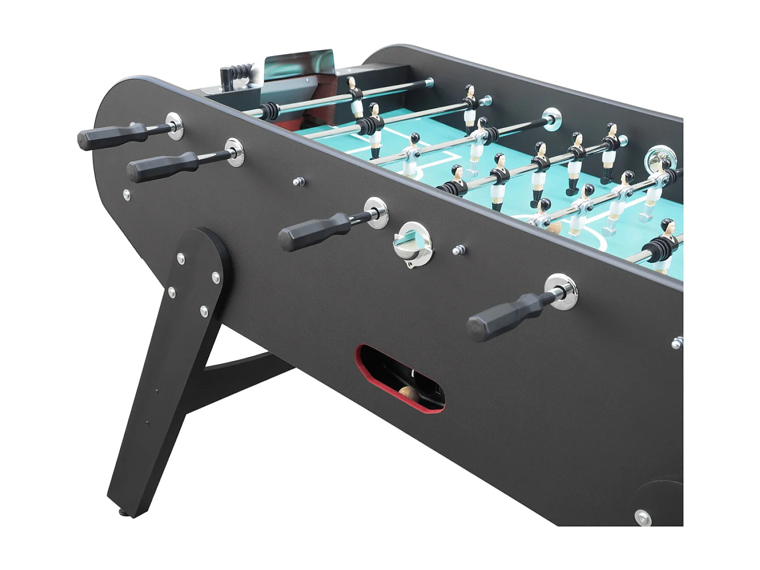 Futbolín de madera negro FLAMENGO